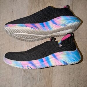 Skechers Kids Black and Multicolor Sneakers